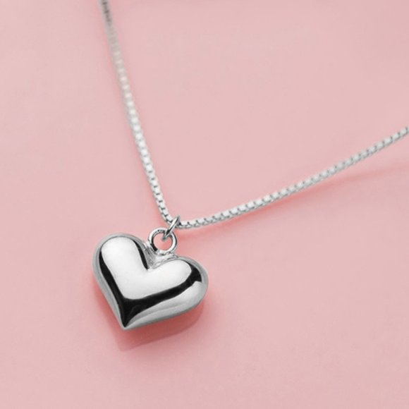 Jewelry - Sterling Silver Heart Pendant Necklace